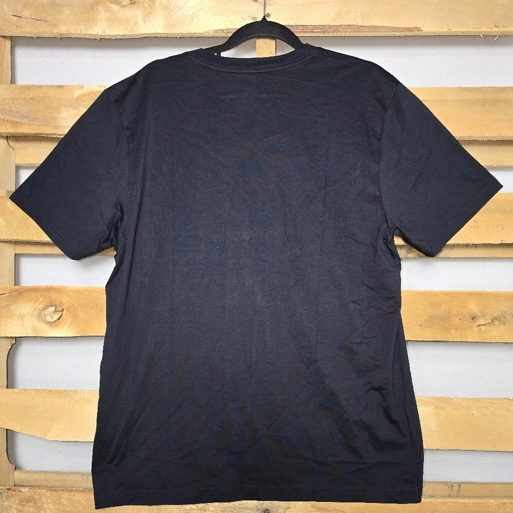 Psycho Bunny Men's Black V-Neck Tee Size:6 - Picture 4 of 6